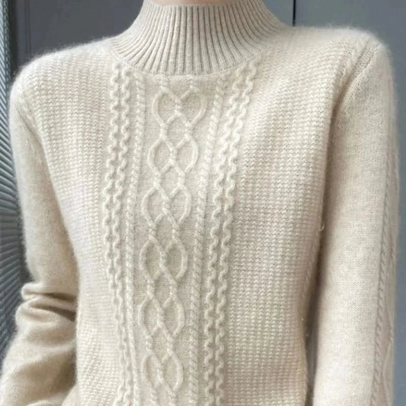 ELSIE | Turtleneck jumper with pattern