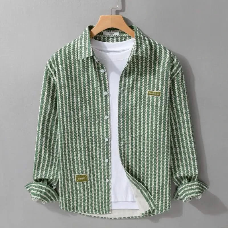 HALDRIN | Layered shirt with dual hem