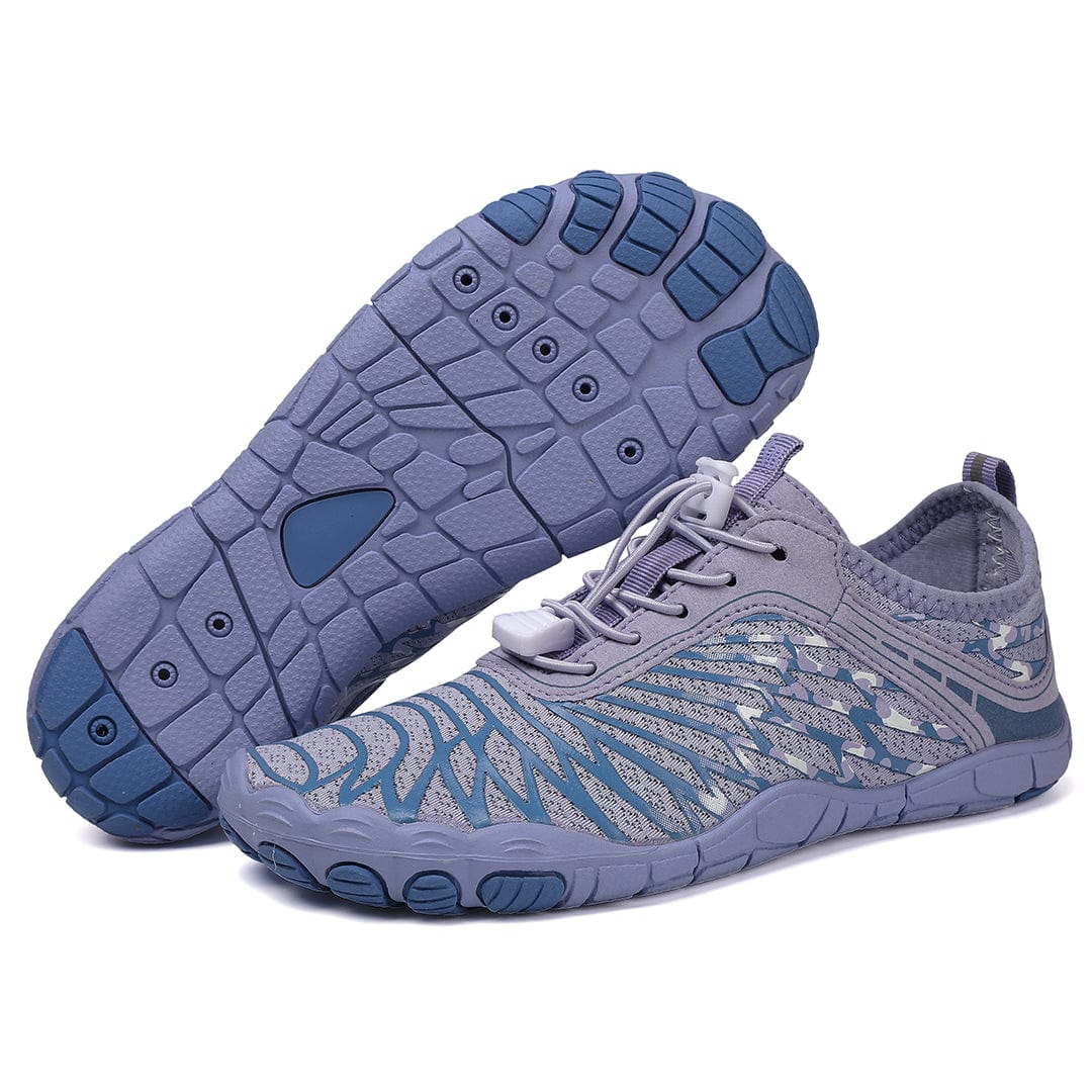 COREN | Barefoot shoe with lavender-blue pattern