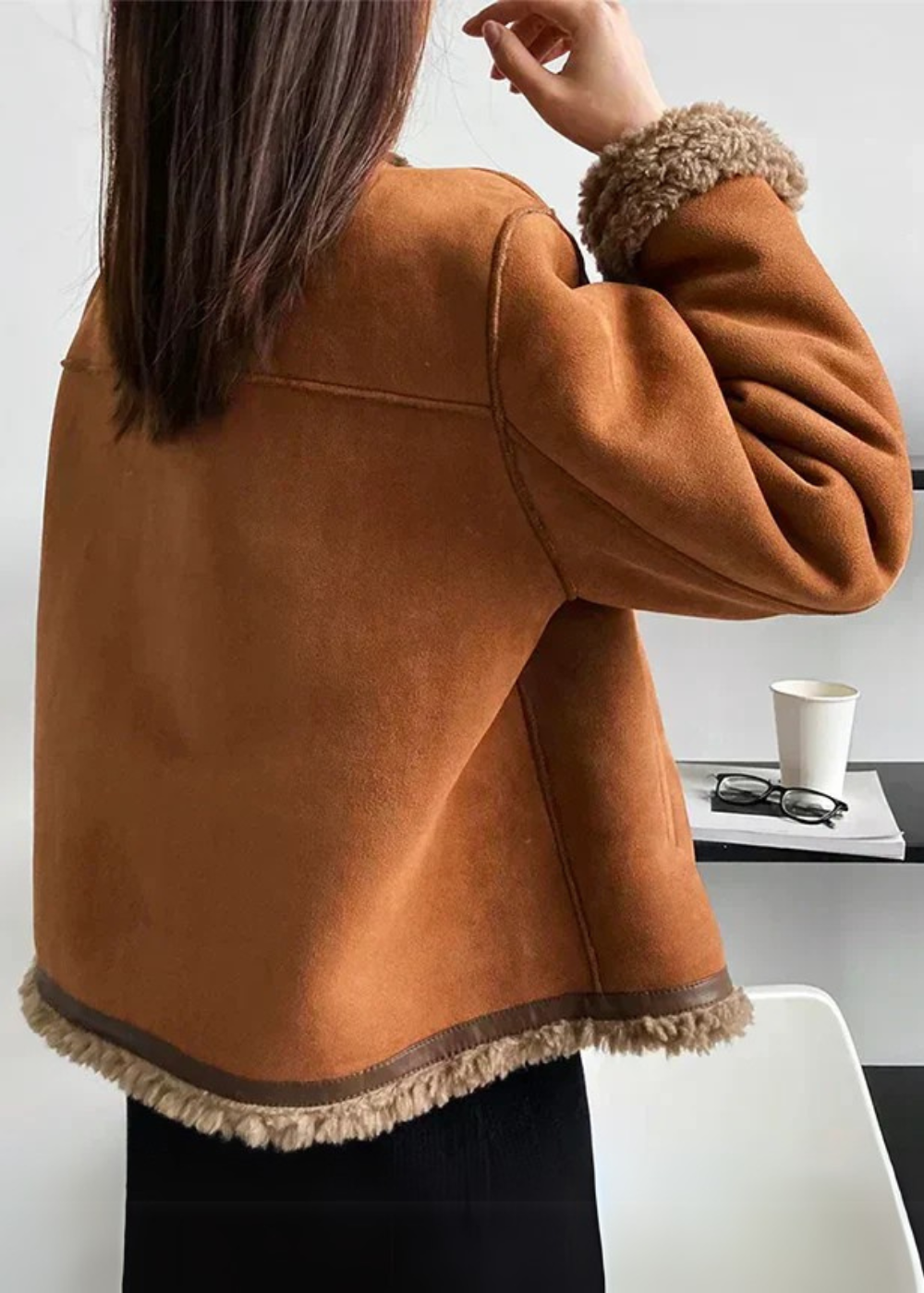 RUBY | Shearling-lined jacket