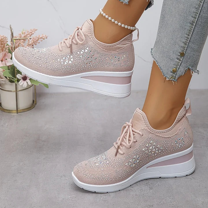 BONNIE | Orthopedic sneakers with rhinestone detail