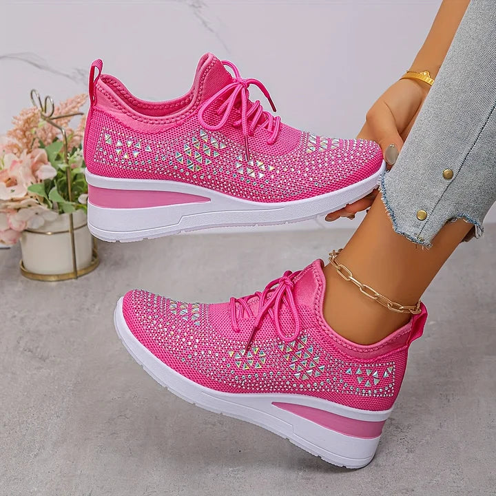 BONNIE | Orthopedic sneakers with sparkling detail
