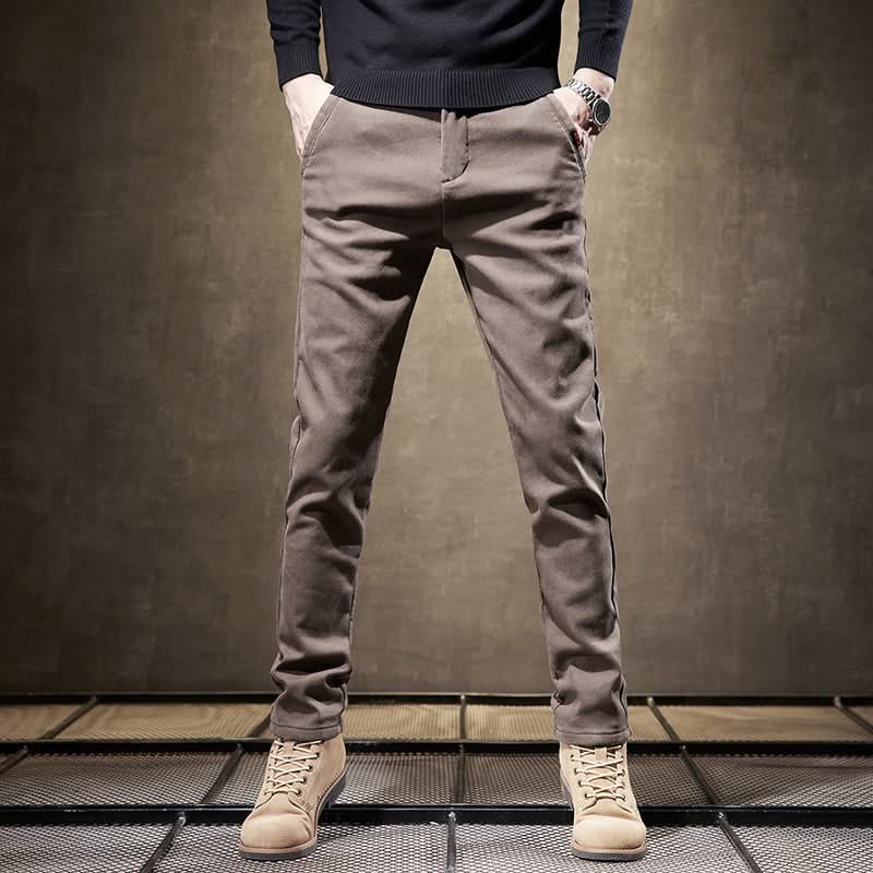 MASON | Slim-fit trousers with stretch cotton