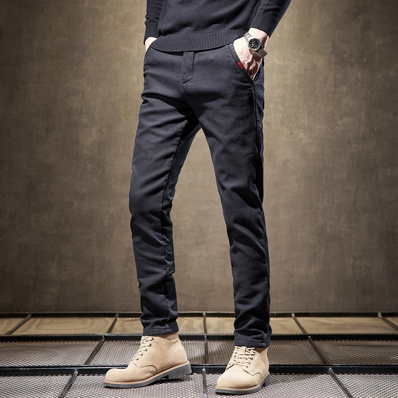 MASON | Slim-fit trousers with stretch cotton