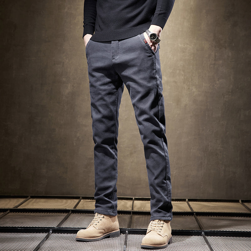 MASON | Slim-fit trousers with stretch cotton
