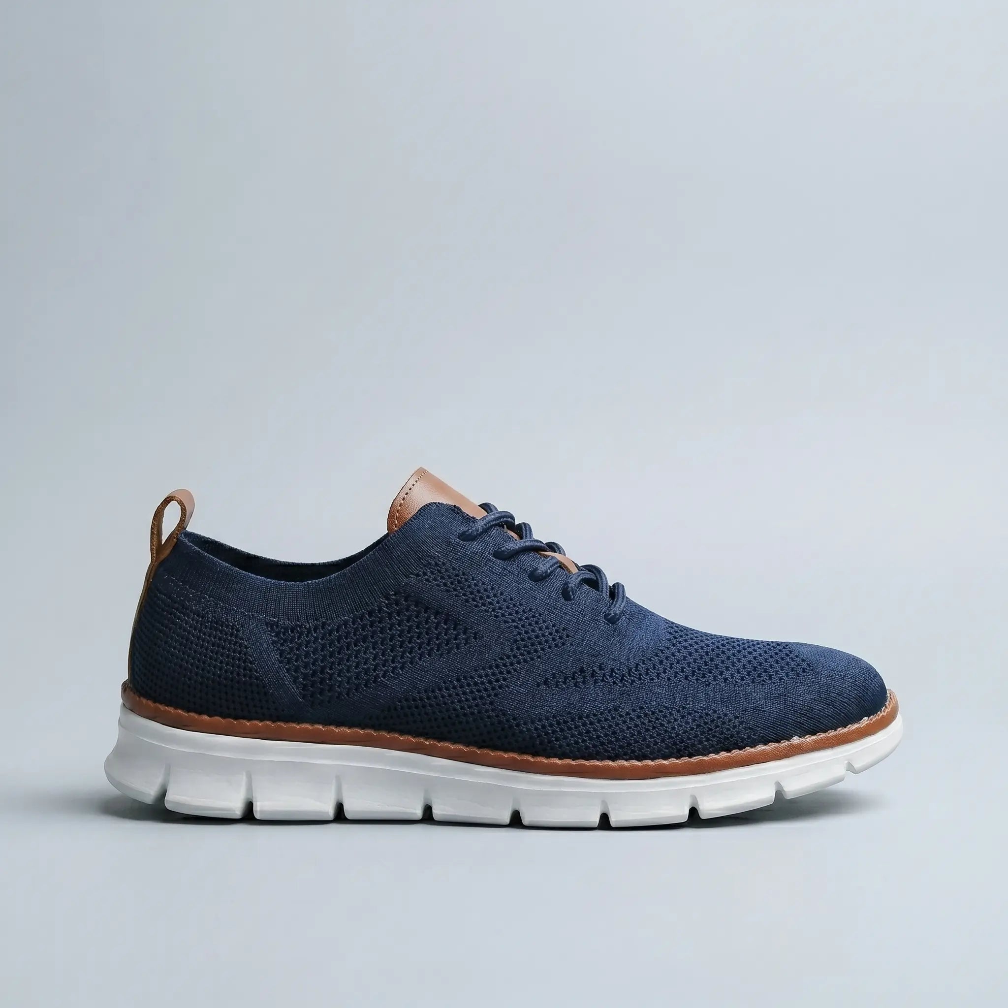 OXFORD | Oxford sneaker with stretch-knit upper