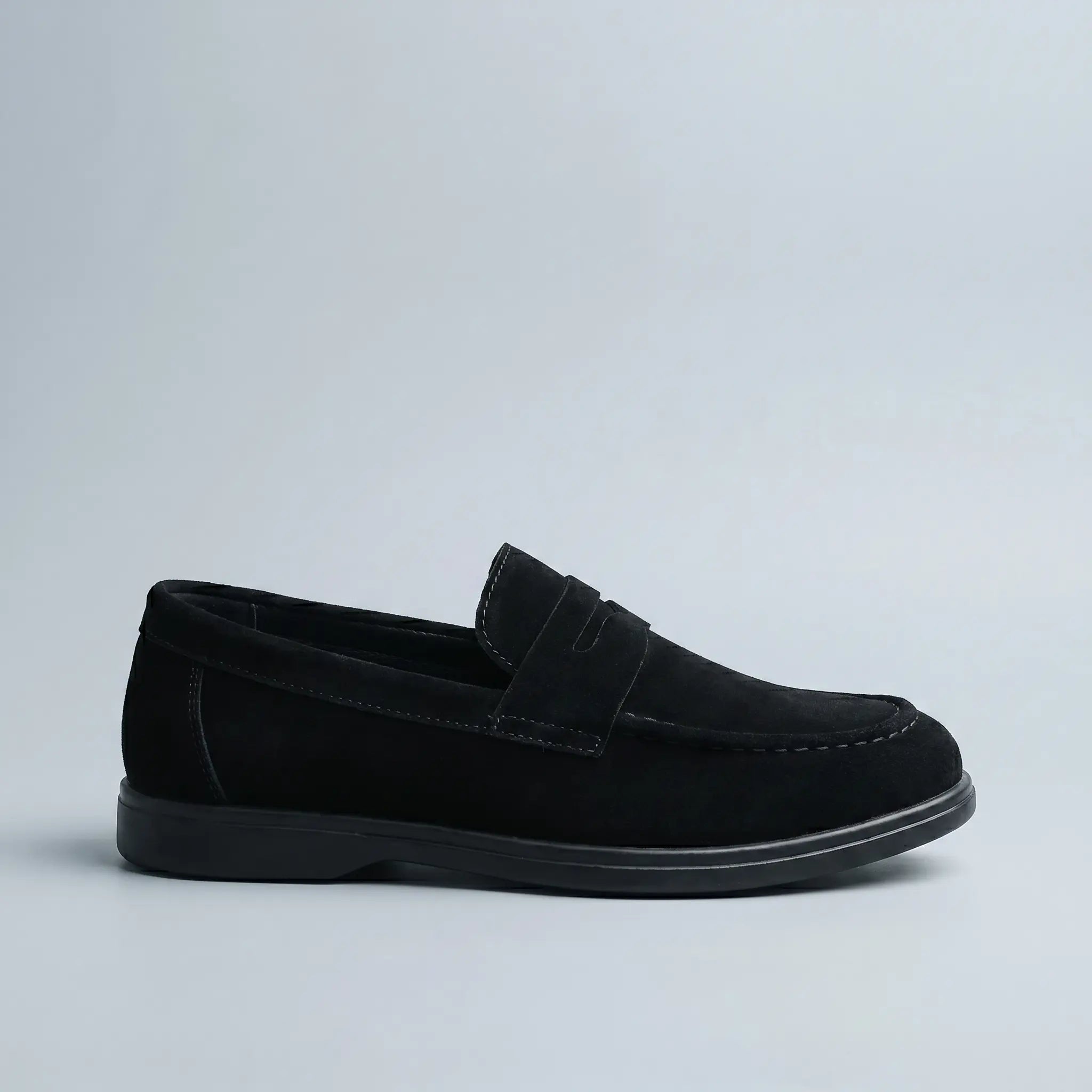 PARNELL | Penny loafer with vegan suede upper