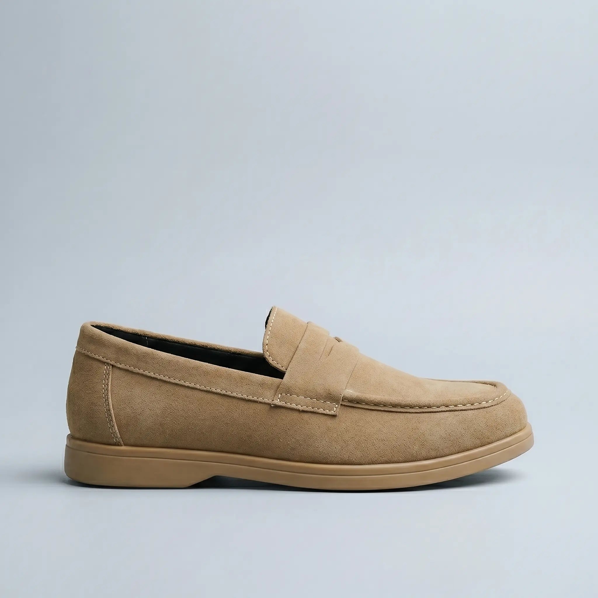PARNELL | Penny loafer with vegan suede upper