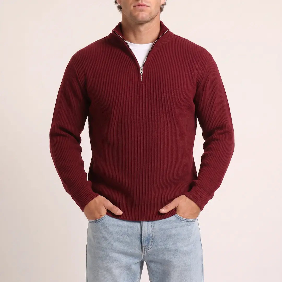 MOSMAN | Half-zip jumper