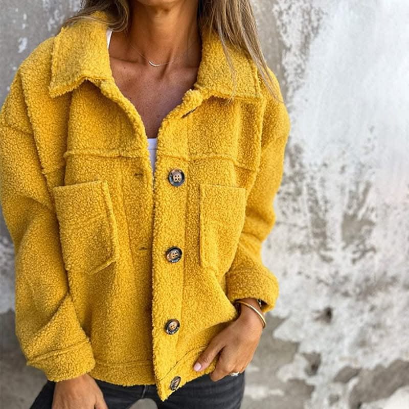 CAMILLE | Coat with lapel collar