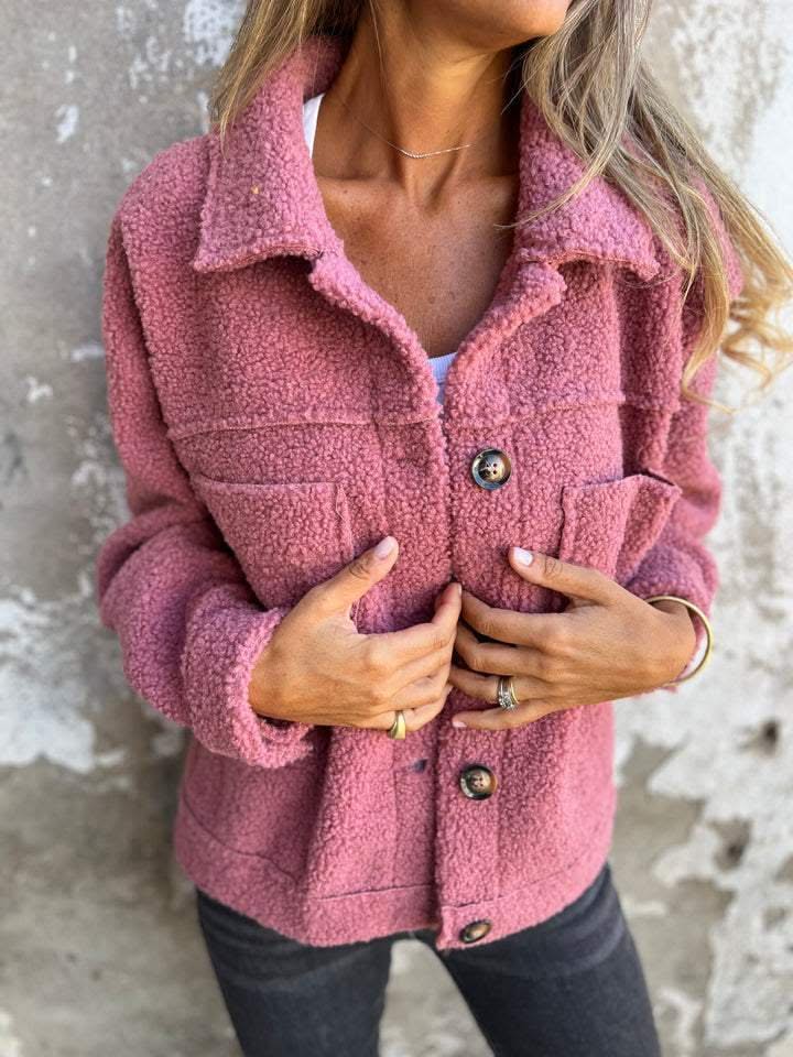 CAMILLE | Coat with lapel collar