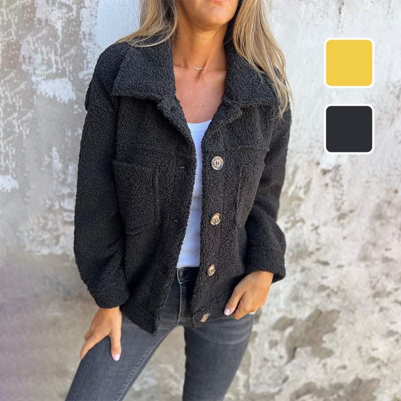 CAMILLE | Coat with lapel collar