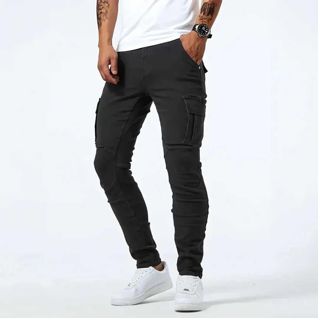 BROOKS | Cargo jeans with slim pockets