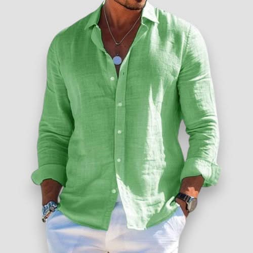 ALFIE | Linen shirt with relaxed fit