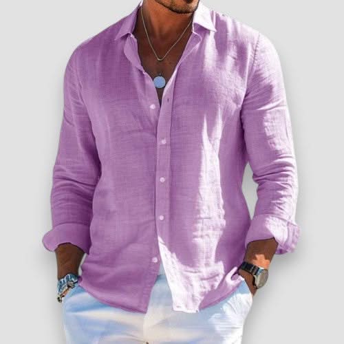 ALFIE | Linen shirt with relaxed fit