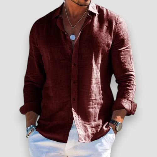ALFIE | Linen shirt with relaxed fit
