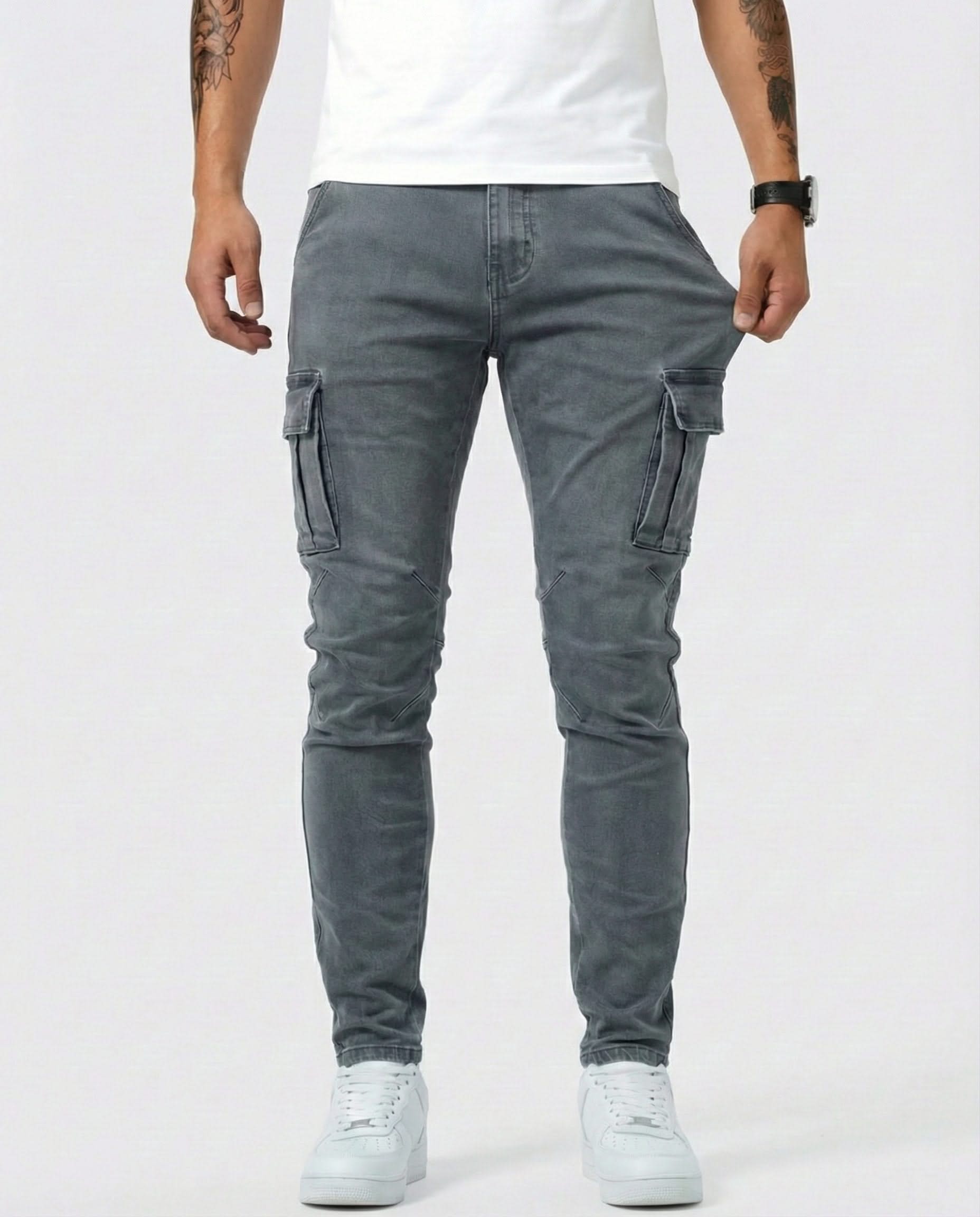 BEAUMONT | Slim-cut stretch trousers