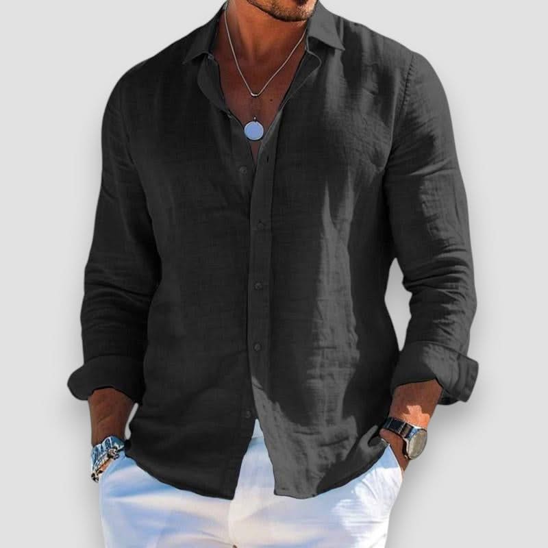 ALFIE | Linen shirt with relaxed fit