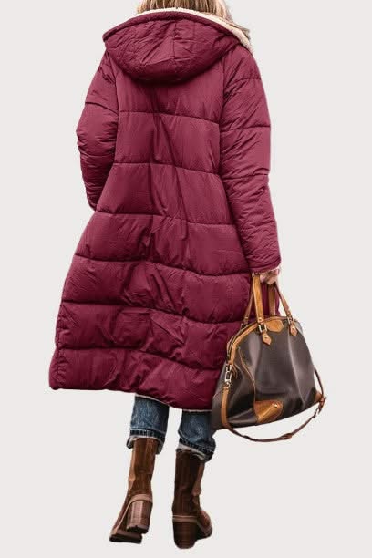 NOA | Reversible coat with fluid silhouette