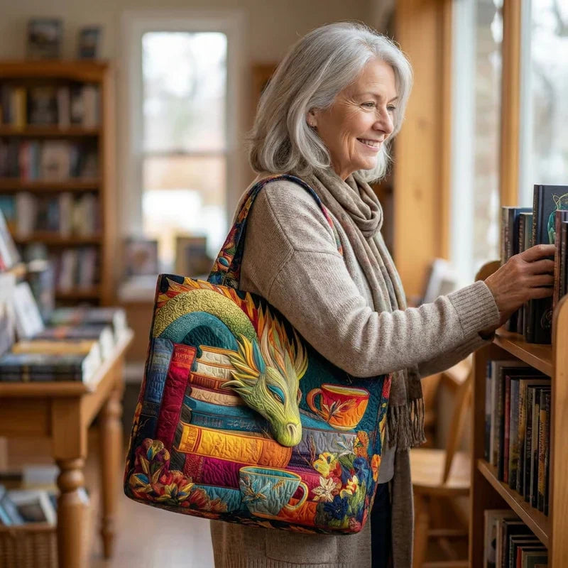 DRAGON | Tote bag with dragon print