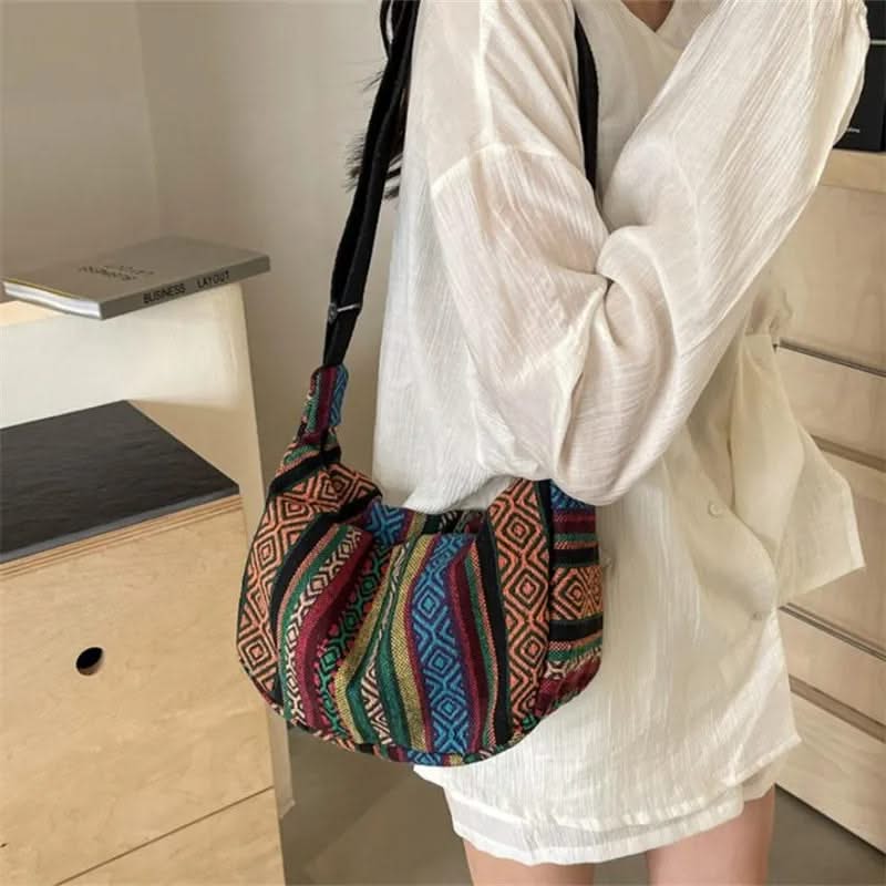 FLORENCE | Crossbody bag with tribal pattern