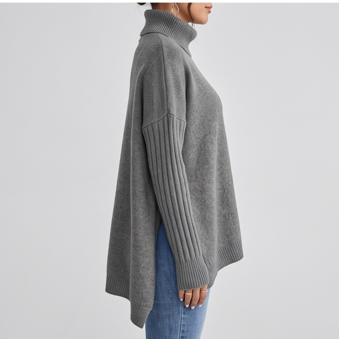 JANA | Turtleneck jumper with loose fit
