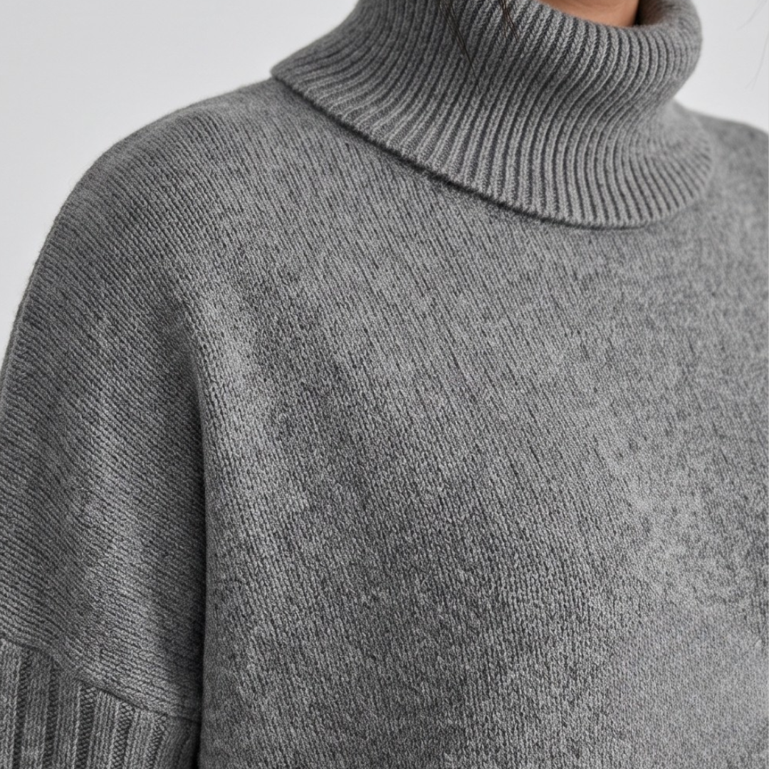 JANA | Turtleneck jumper with loose fit