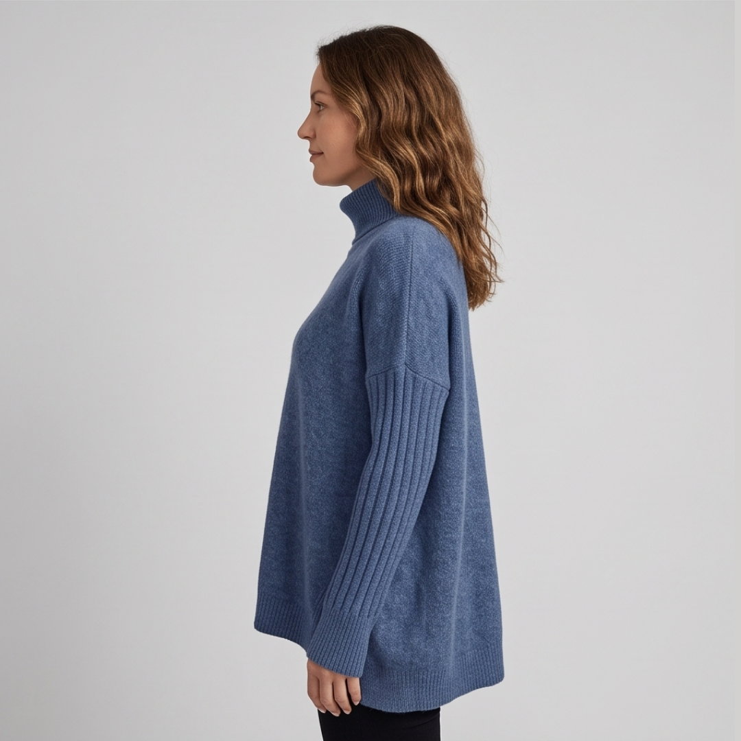 JANA | Turtleneck jumper with loose fit