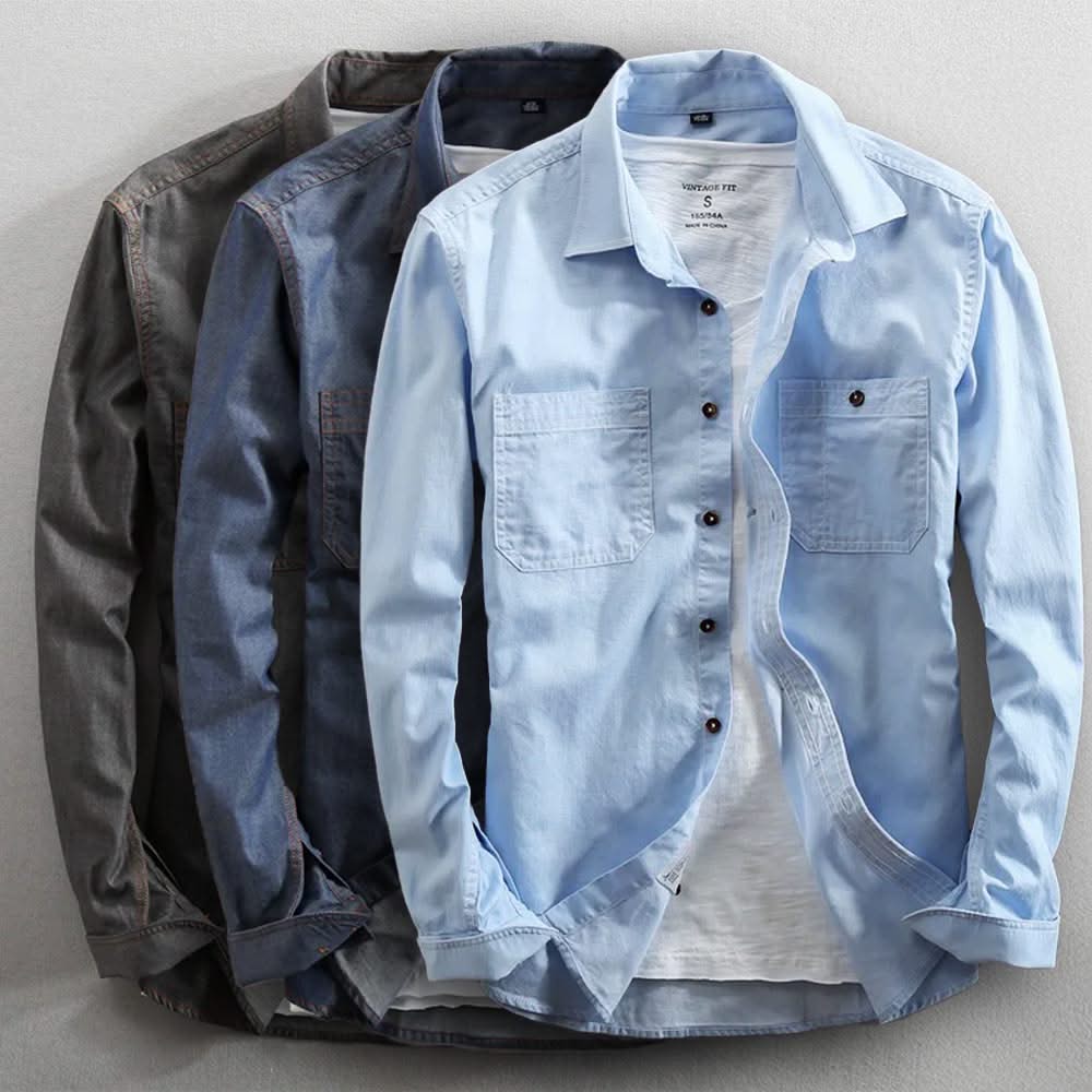 HARLOW | Classic shirt with chest pockets