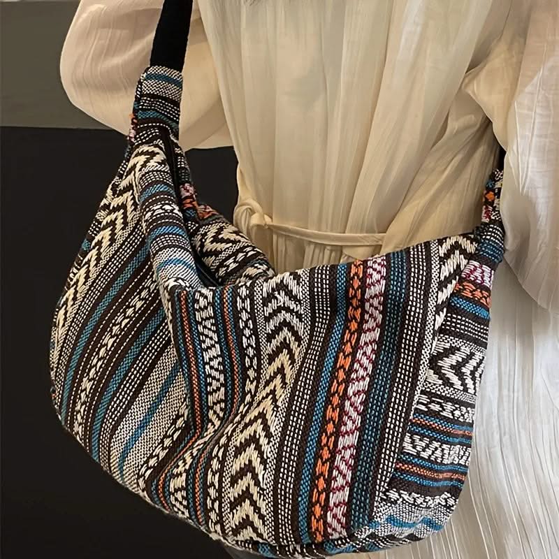 FLORENCE | Crossbody bag with tribal pattern