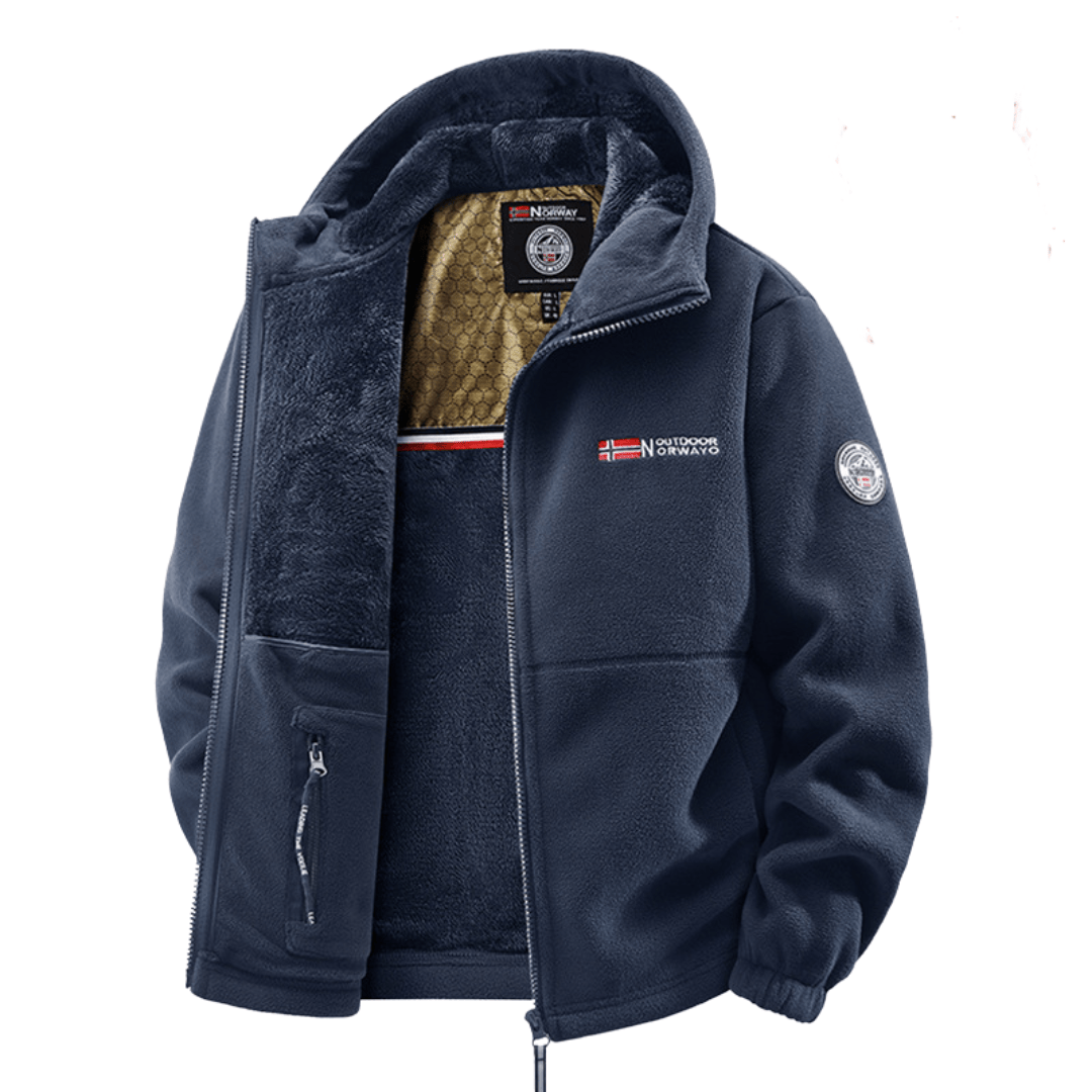 ASHWICK | Fleece jacket with quilted lining