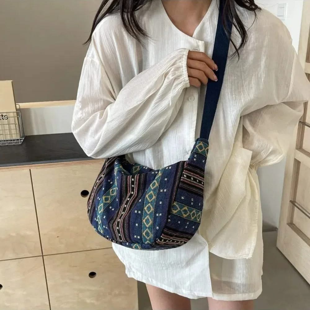 FLORENCE | Crossbody bag with tribal pattern