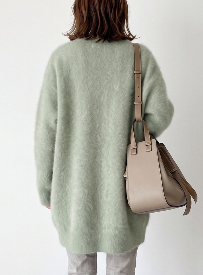 CHARLOTTE | Long cashmere cardigan
