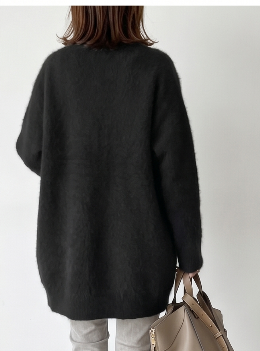 CHARLOTTE | Long cashmere cardigan