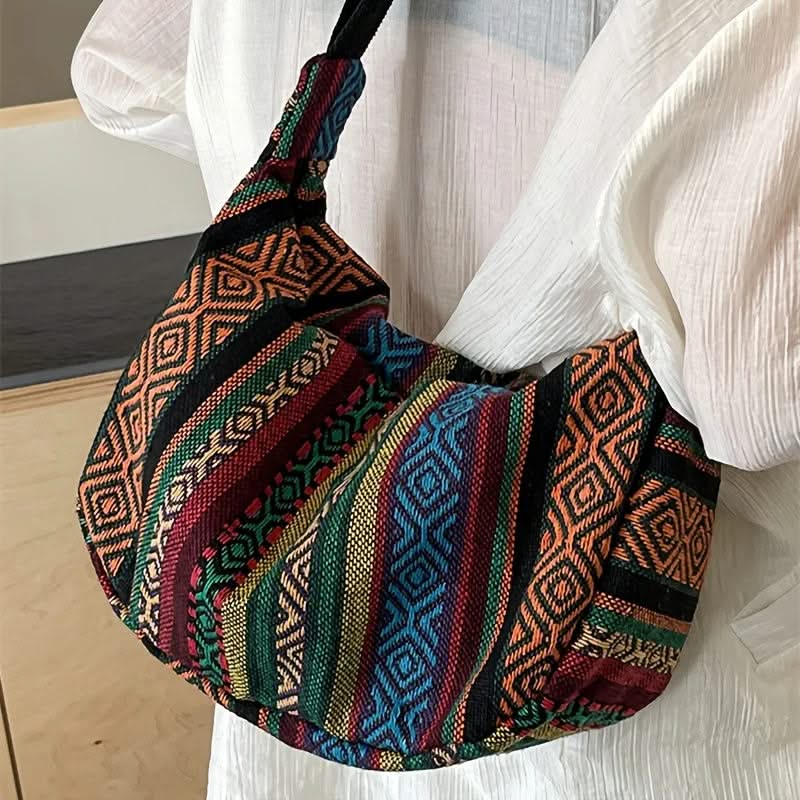 FLORENCE | Crossbody bag with tribal pattern