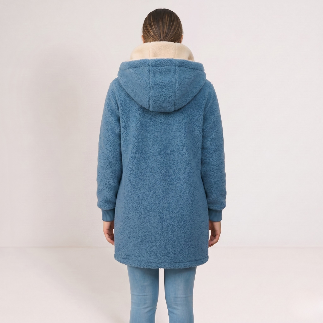 PHOEBE | Fleece jacket with hood
