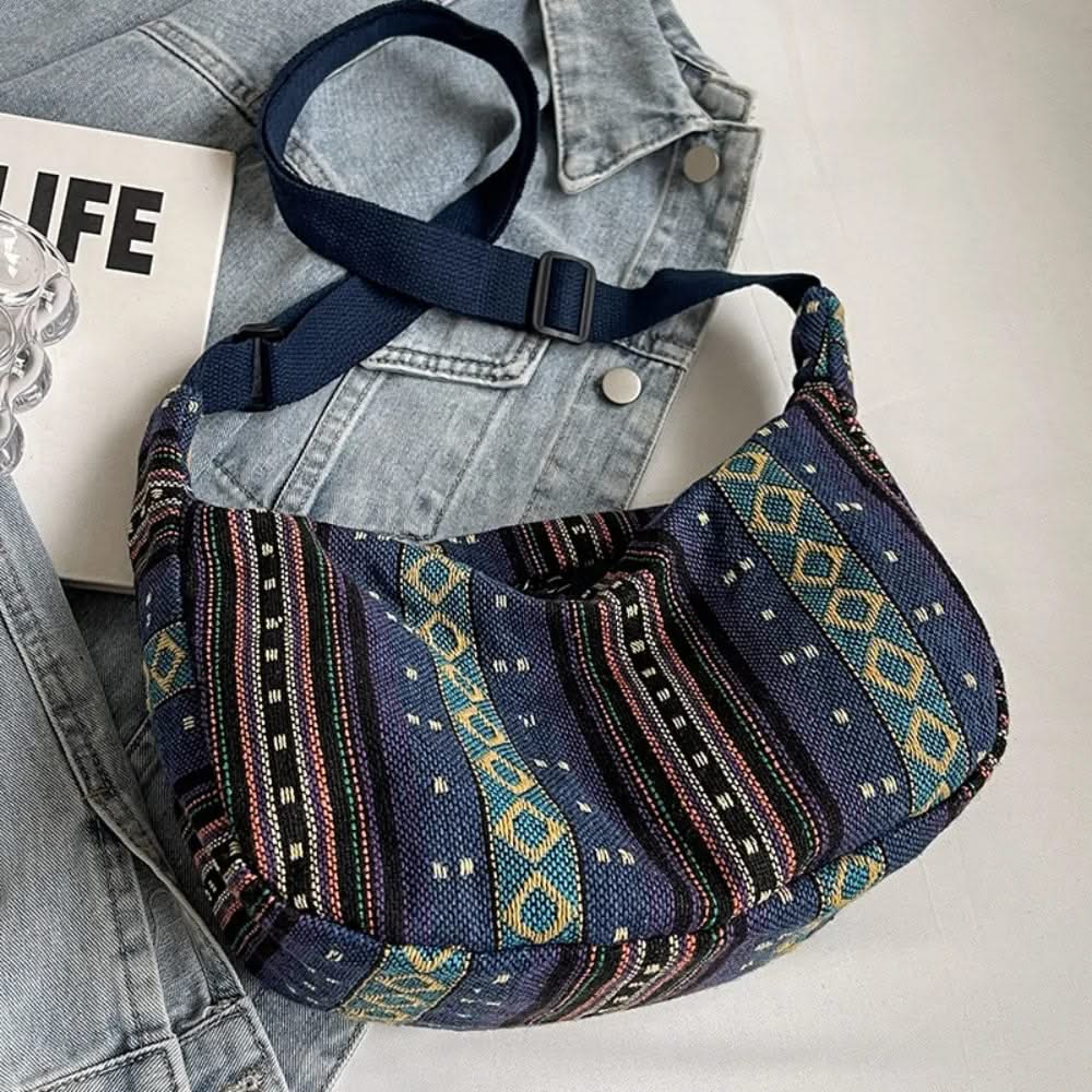 FLORENCE | Crossbody bag with tribal pattern