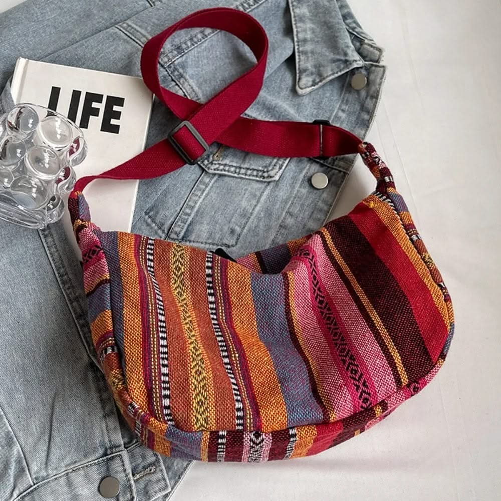 FLORENCE | Crossbody bag with tribal pattern