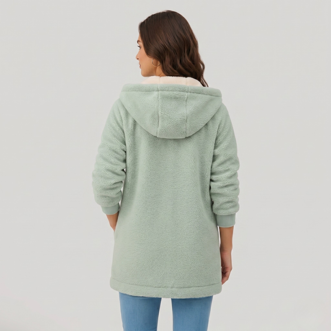 PHOEBE | Fleece jacket with hood