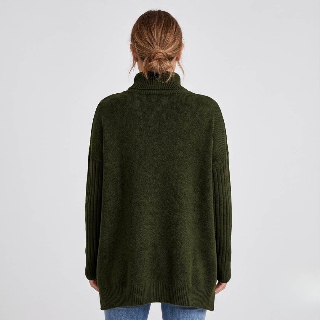 JANA | Turtleneck jumper with loose fit