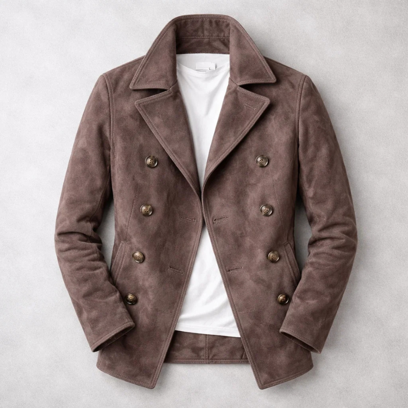 ASHFORD | Naval coat with double-breasted front