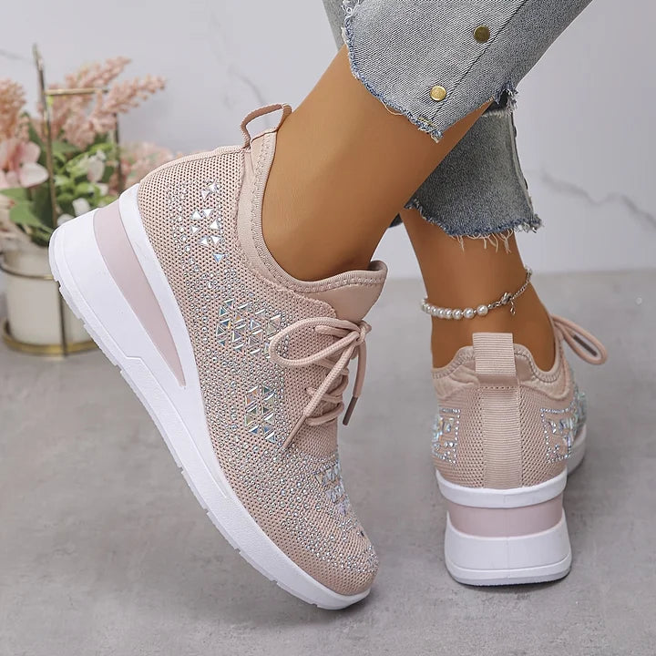 BONNIE | Orthopedic sneakers with sparkling detail
