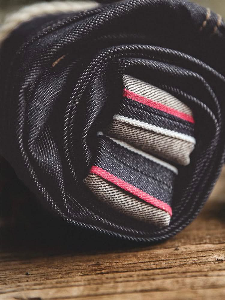 VANDER | Straight-leg raw denim jeans