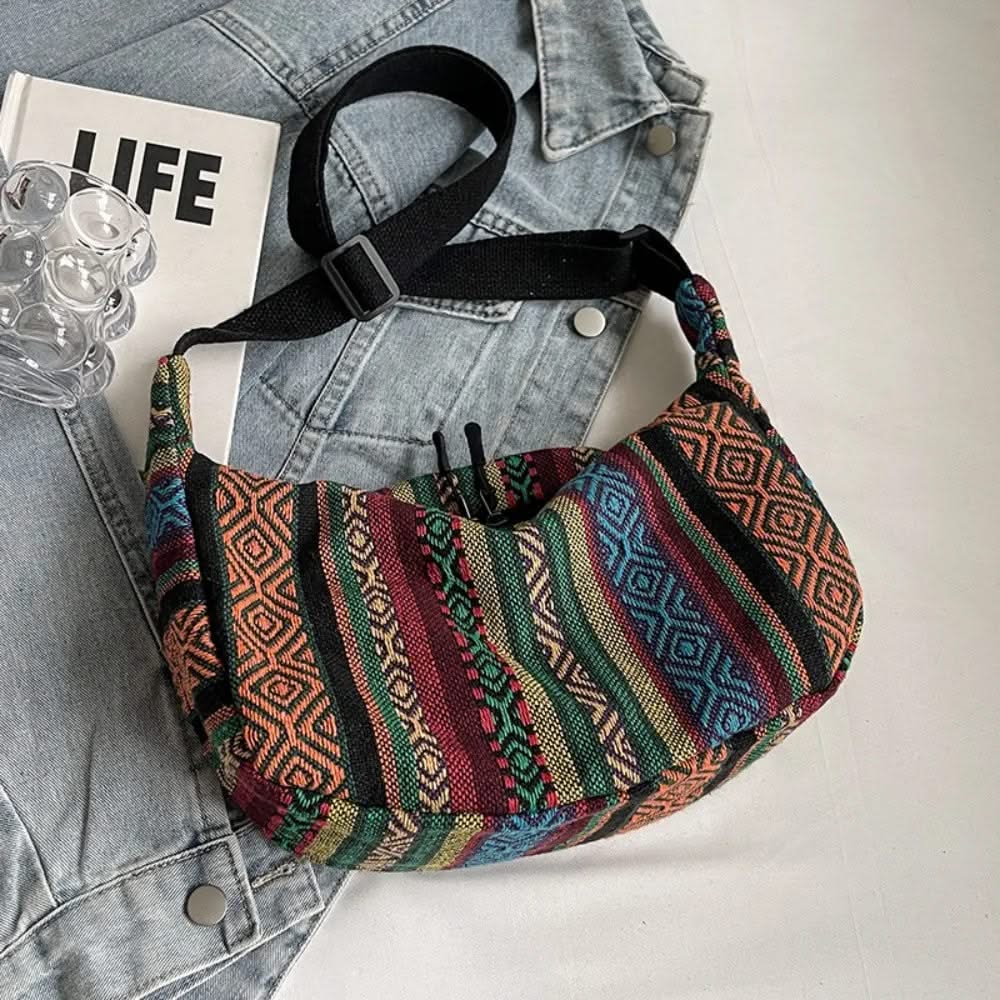 FLORENCE | Crossbody bag with tribal pattern