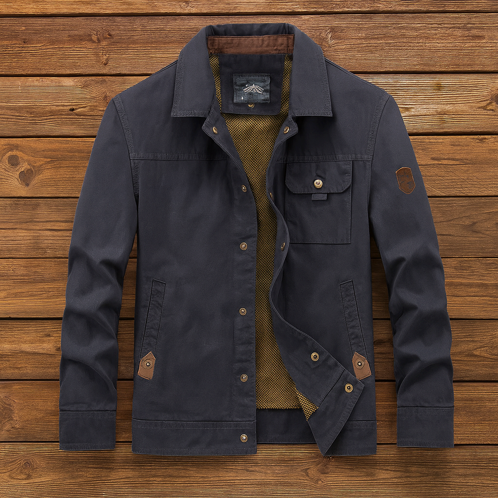 CALDWELL | Field jacket with snap-up closure