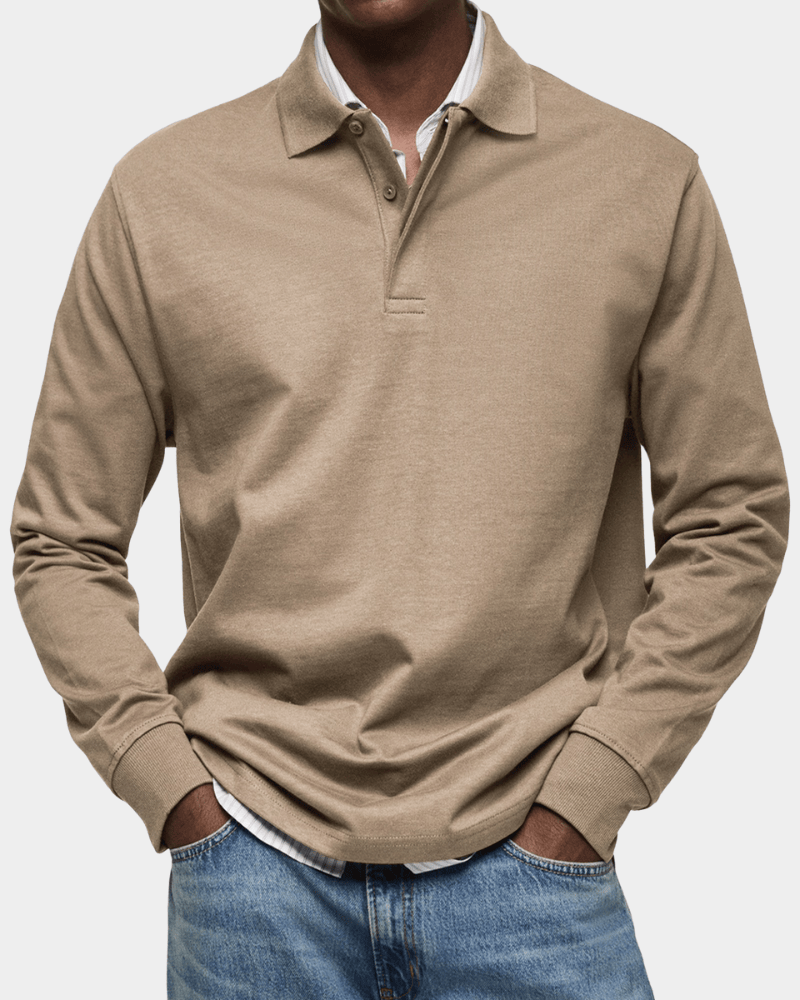 RIVERTON | Polo shirt with textured knit
