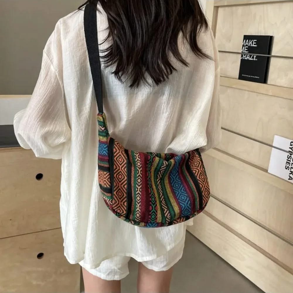 FLORENCE | Crossbody bag with tribal pattern