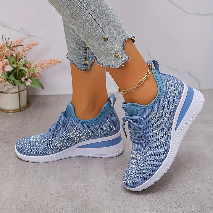 BONNIE | Orthopedic sneakers with rhinestone detail
