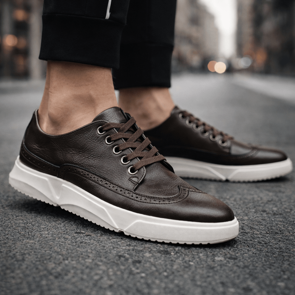 CALDWELL | Sneakers with brogue detailing