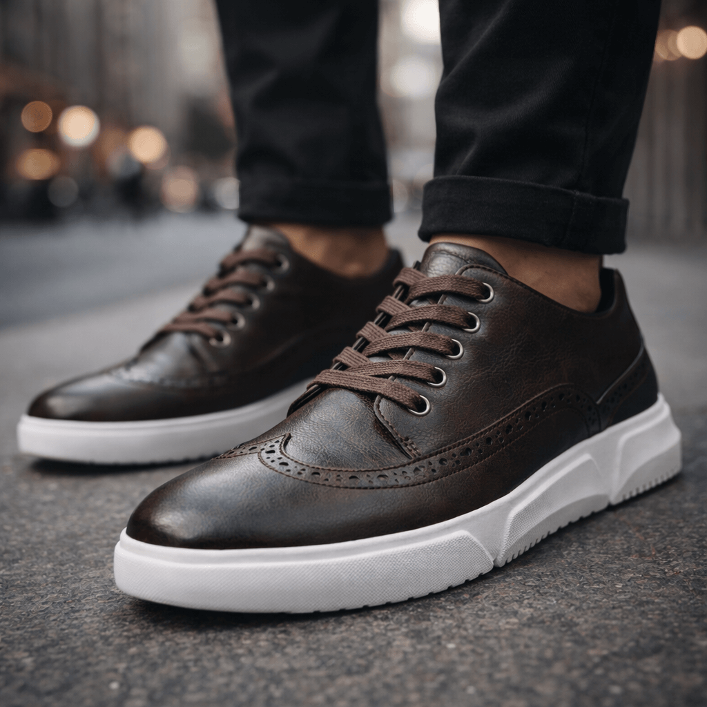 CALDWELL | Sneakers with brogue detailing